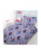 My Home Luxury Kids Duvet Set Single with Pillowcase Multicolour 160x240cm