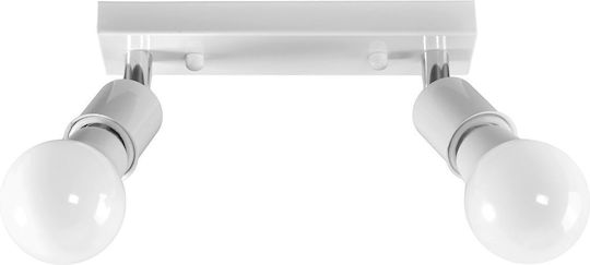 Toolight Μονό Σποτ με Ντουί E27 σε Λευκό Χρώμα Toolight Μονό Σποτ με Ντουί E27 σε Λευκό Χρώμα