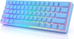 HK Gaming GK61 RGB Gaming Mechanical Keyboard 6...
