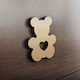 MDF Wooden Bear Design 46cm X 60cm