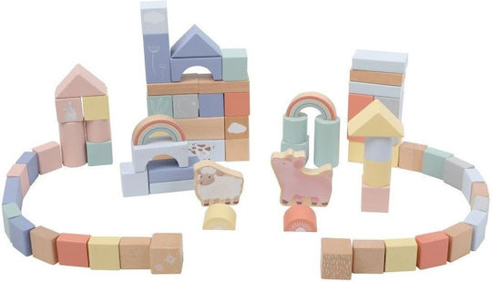 Eli Neli Educational Blocks made of Wood 70pcs