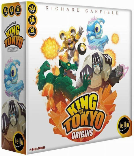 Board Game King of Tokyo: Origins for 2-4 Players 5+ Years Old (EN) Iello