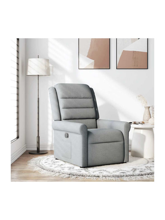 Πολυθρόνα Relax με Υποπόδιο Ανοιχτό Γκρι 50x59x...