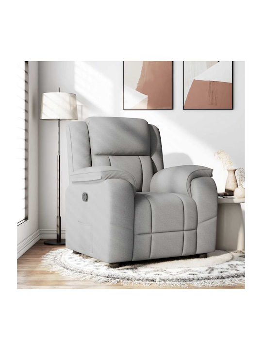 Relaxsessel mit Fußhocker Grey Cloud 96x99x102cm