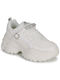 Buffalo Glam Sneakers White