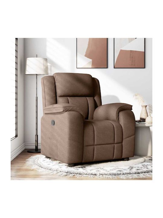 Relaxsessel mit Fußhocker Coffee 96x99x102cm