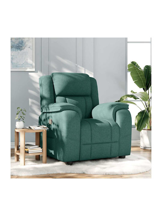 Relaxsessel mit Fußhocker Dark Green 96x99x102cm