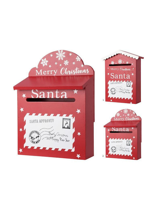 Christmas Wooden Figure Mailbox Height 20cm Decorative (Μiscellaneous Designs/Colors)
