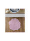 Kentia Kentia Badematten Baumwolle Rund Loft Rosa 000076583 14 Φ60εκ