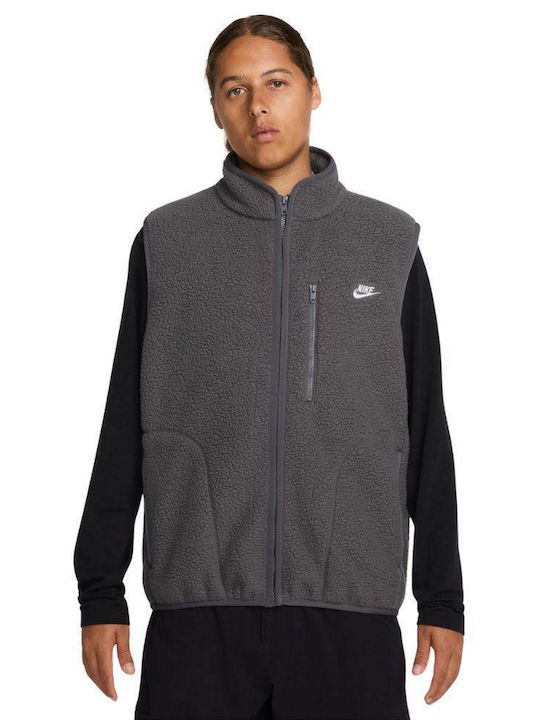 Nike Μπουφάν Iron Grey / White