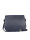 Leder Damen Handtaschen Crossbody Blau