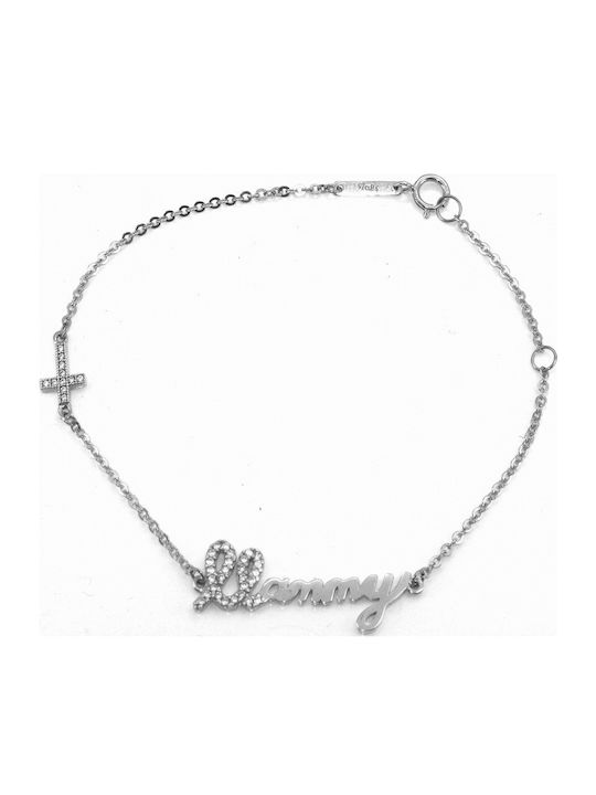 FenixJewelry Brățară Pentru Femei Aur Alb 14K FenixJewelry Brățară Pentru Femei Aur Alb 14K