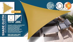 Триъгълен Shade Sail Жълт 3м Триъгълен Shade Sail Жълт 3м