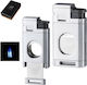 Cigarol Lighter Windproof in Silver color