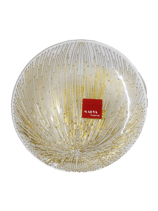 Marva Christmas Platter Glass Transparent