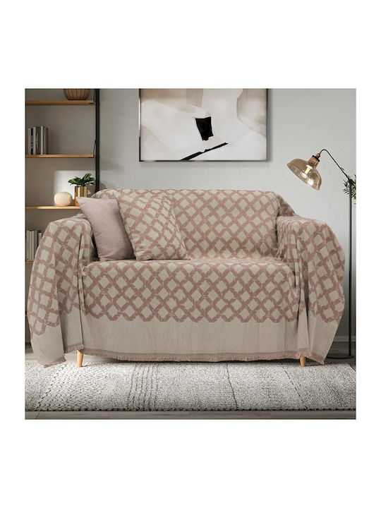 Lino Home Milto Ριχτάρι Διθέσιου Καναπέ Chenill...