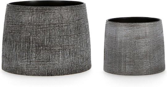 Bizzotto Vază Ceramică Papirus Gri