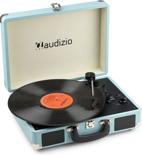 Audizio RP116BL 102.070 Грамофон В Куфарче С Предусилване И Вградени Говорители Син