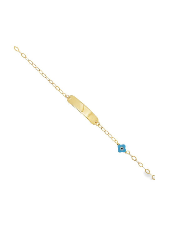Xryseio Kids Bracelet ID from Gold 9K