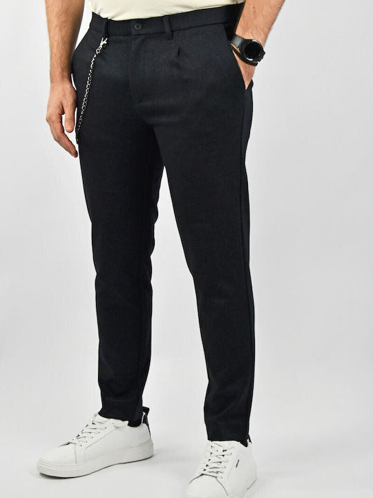 Ανδρικό Παντελόνι Chino Slim Fit Σκούρο Μπλε