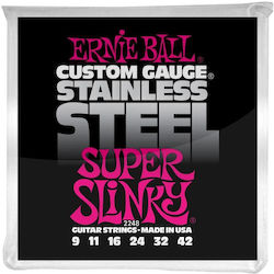 Ernie Ball Super Slinky E-Gitarrensaiten Set 9 ...