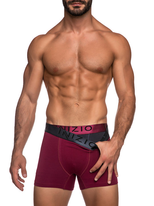 Ανδρικά Μποξεράκια Γκρι-μπορντό 2Pack