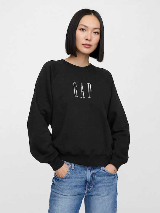 GAP Women's Long Sweatshirt BLACK