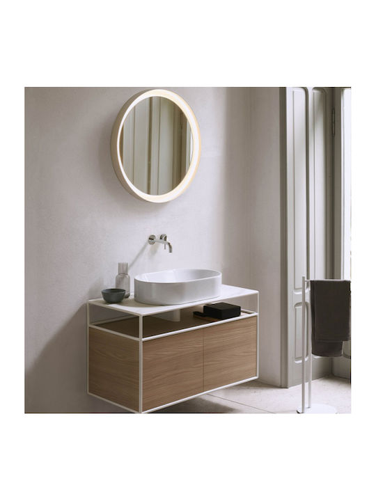 GSI Kube-x Επικαθήμενος Νιπτήρας Πορσελάνης 60x37x11cm White