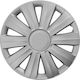 Mammooth Car Hubcap Set 16" 4pcs Silver