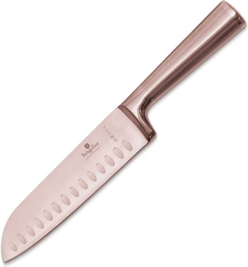 Berlinger Haus Rose Santoku Messer aus Rostfreiem Stahl 17,5cm
