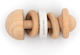 Bamboom Rattle Wood & Silicone White 01 Bamboom
