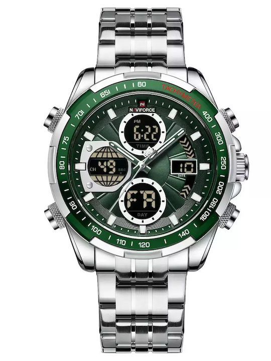 Naviforce Herrenuhr 46mm Chronograph Batterie m...