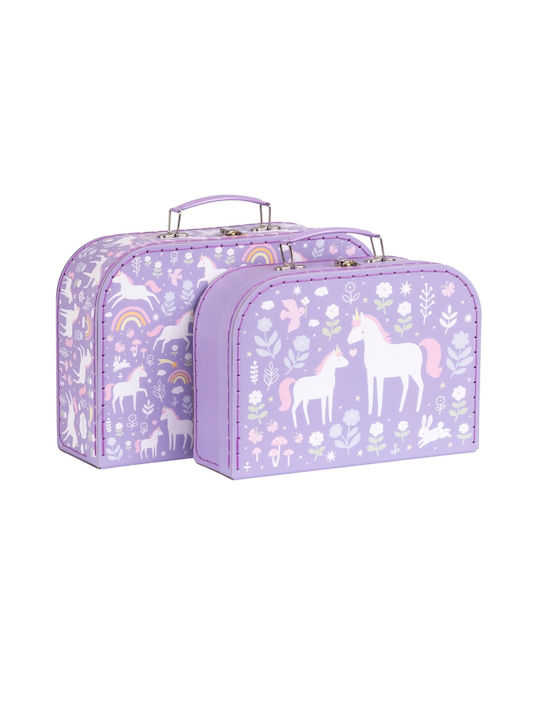 Комплект от 2 куфара A Little Lovely Company Unicorn Dreams