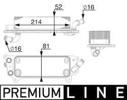 Öl Kühler Radiator Automatikgetriebe Mahle Öl Kühler Radiator Automatikgetriebe Mahle