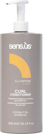 Sensus Illumyna Curl Conditioner Αναδόμησης/Θρέψης για Σγουρά Μαλλιά 900ml