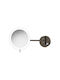 Sanco Magnifying Bathroom Mirror Led Touch made of Metal with Length 20cm Gold