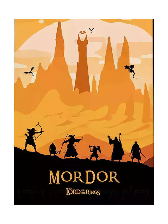 Poster Lord Rings Mordor Mv127 21cm X 30cm