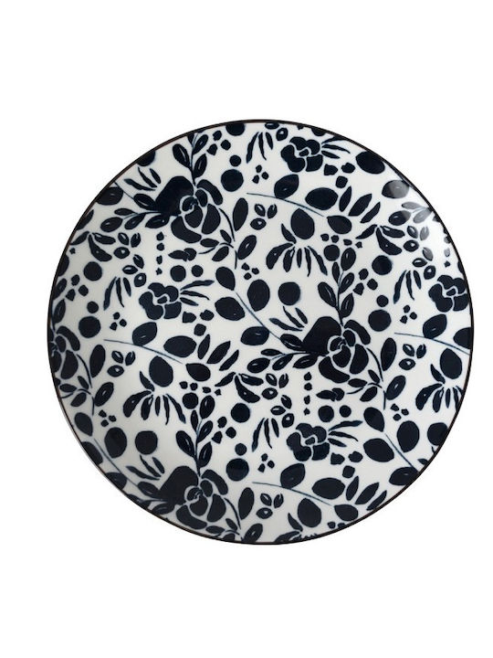 Dutch Rose Plate Shallow made of Porcelain Multicolour 21cm