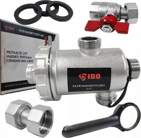 Separator magnetic impurități I-001 conexiune 3/4" 8 bar Ibo Dambat Ib220021
