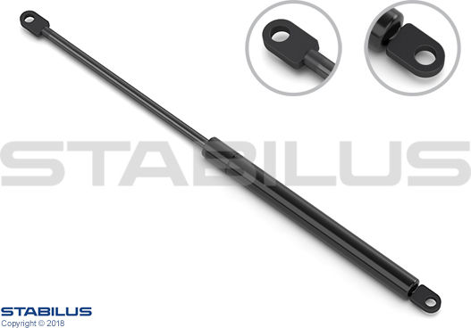Stabilus Amortizor Portbagaj 600mm 250mm Citroen Visa Cabriolet Hatchback 09.78-03.91 Dreapta Stânga