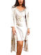 La Lolita Amsterdam Winter Women's Gray Robe Garner