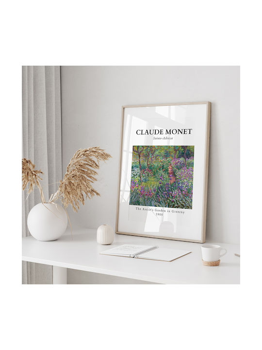 Poster Claude Monet Artists Garden In Giverny A...