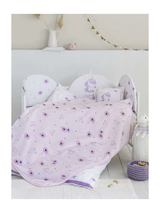 Nima Blanket Cot Velvet 110x140cm