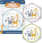 Percussion Musical Toy Tambourine Light Blue