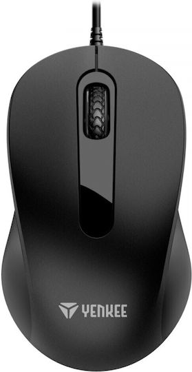 Yenkee YMS 003BK Basic Cu fir Mouse Negru