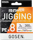 Gosen Answer Jigging X8 Line 2 300m