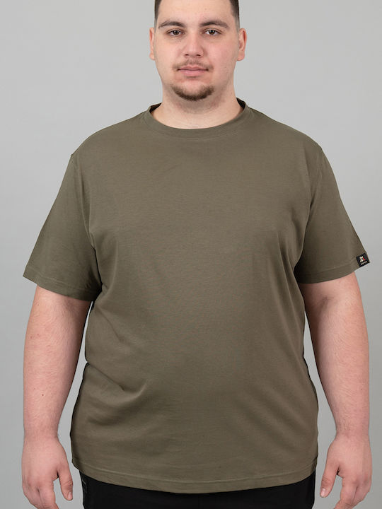 Stefansxxl Kurzarmbluse Khaki