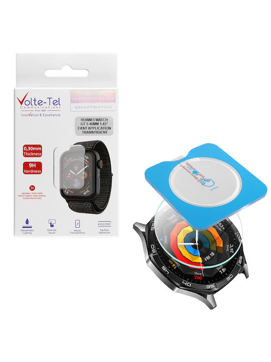 Volte-Tel Tempered Glass για το Huawei Watch GT 5 46 mm 1τμχ 8374425