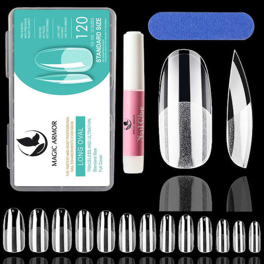 Tips Unghii False Transparente 120buc X001TFHX5X