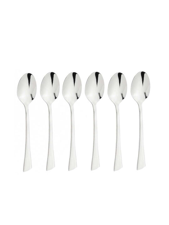 KING Hoff Spoon Set Coffee / Tea Stainless Silver 14cm 6pcs